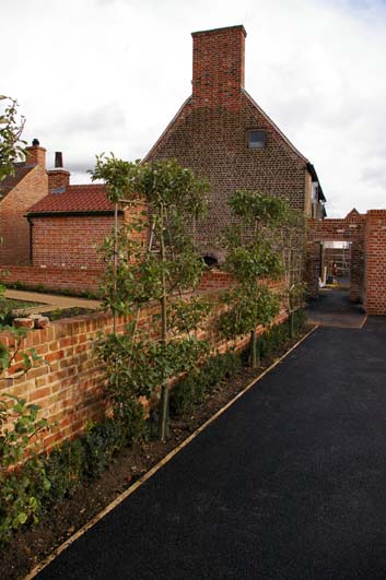 Garden High House Production Park Purfleet Royal Opera House National Skills Academy ROH social heritage local cultural history restoration redevelopment fruit trees flats herb beds kitchen inner walled garden Manor of West Thurrock